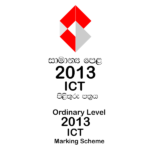 2013 O/L ICT Marking Scheme